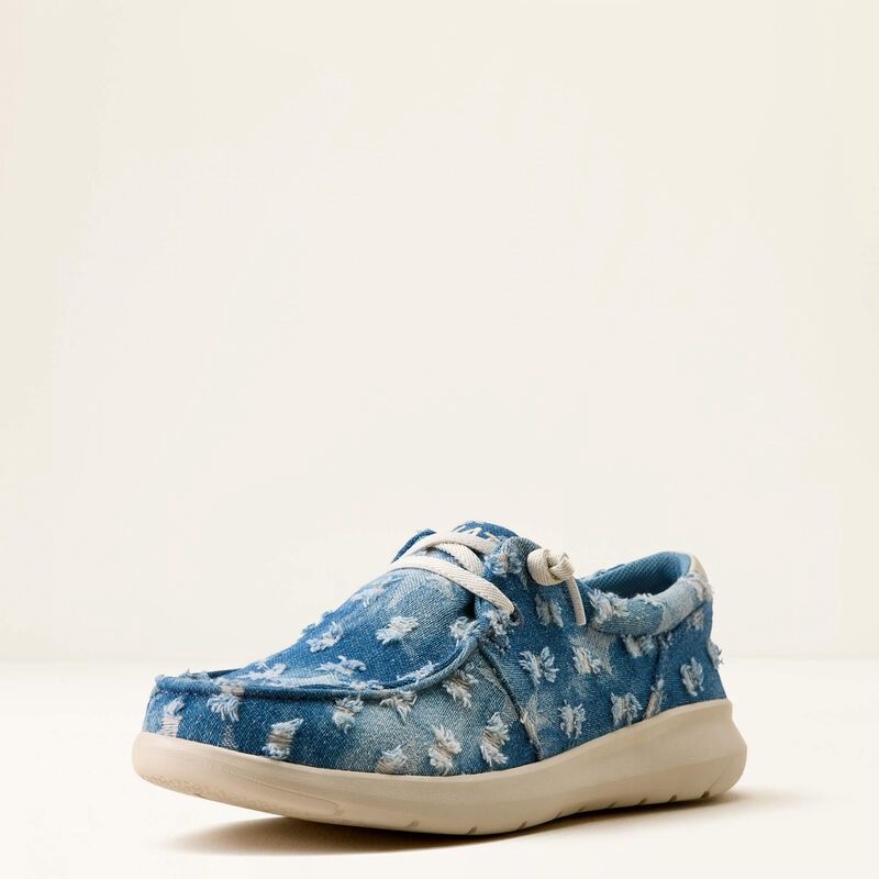 10080569 WOMEN'S ARIAT HILO CASUAL SHOES - DENIM STARS