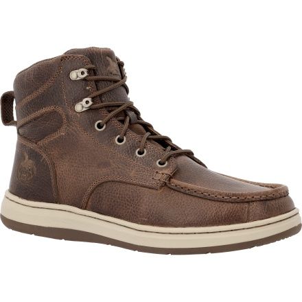 GB00760 MEN'S GEORGIA BOOT 5" BROWN CHUKKA WORK BOOT