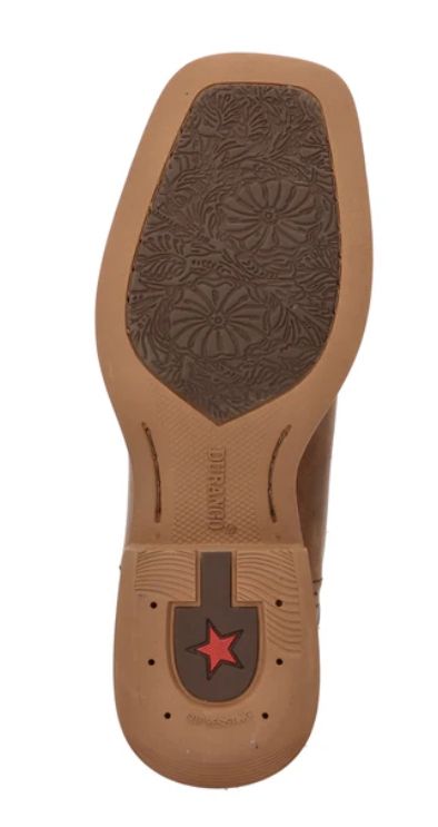 DRD0515 WOMEN'S DURANGO SHYLOH 10" JADE GREEN &amp; MOCHA SQUARE-TOE WESTERN BOOT
