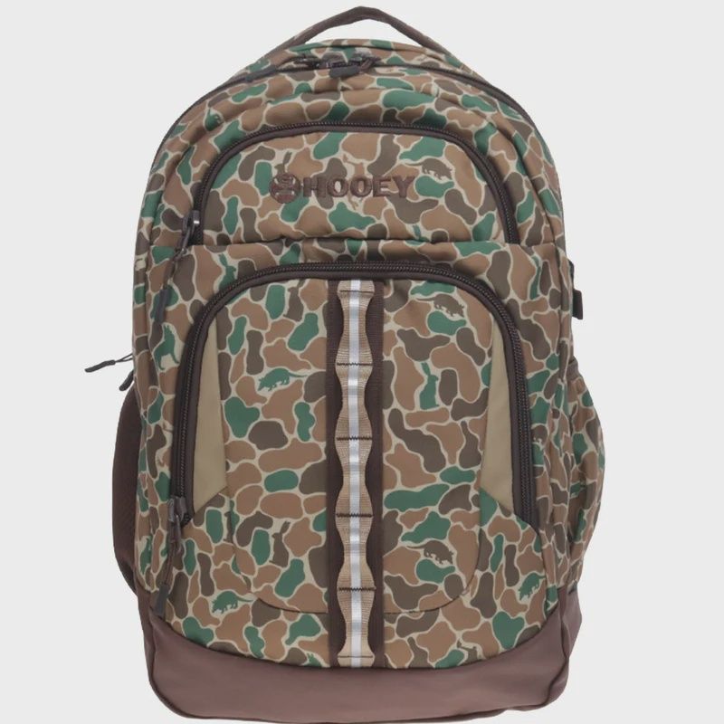BP2603CABR HOOEY "OX" BROWN &amp; GREEN CAMO BACKPACK