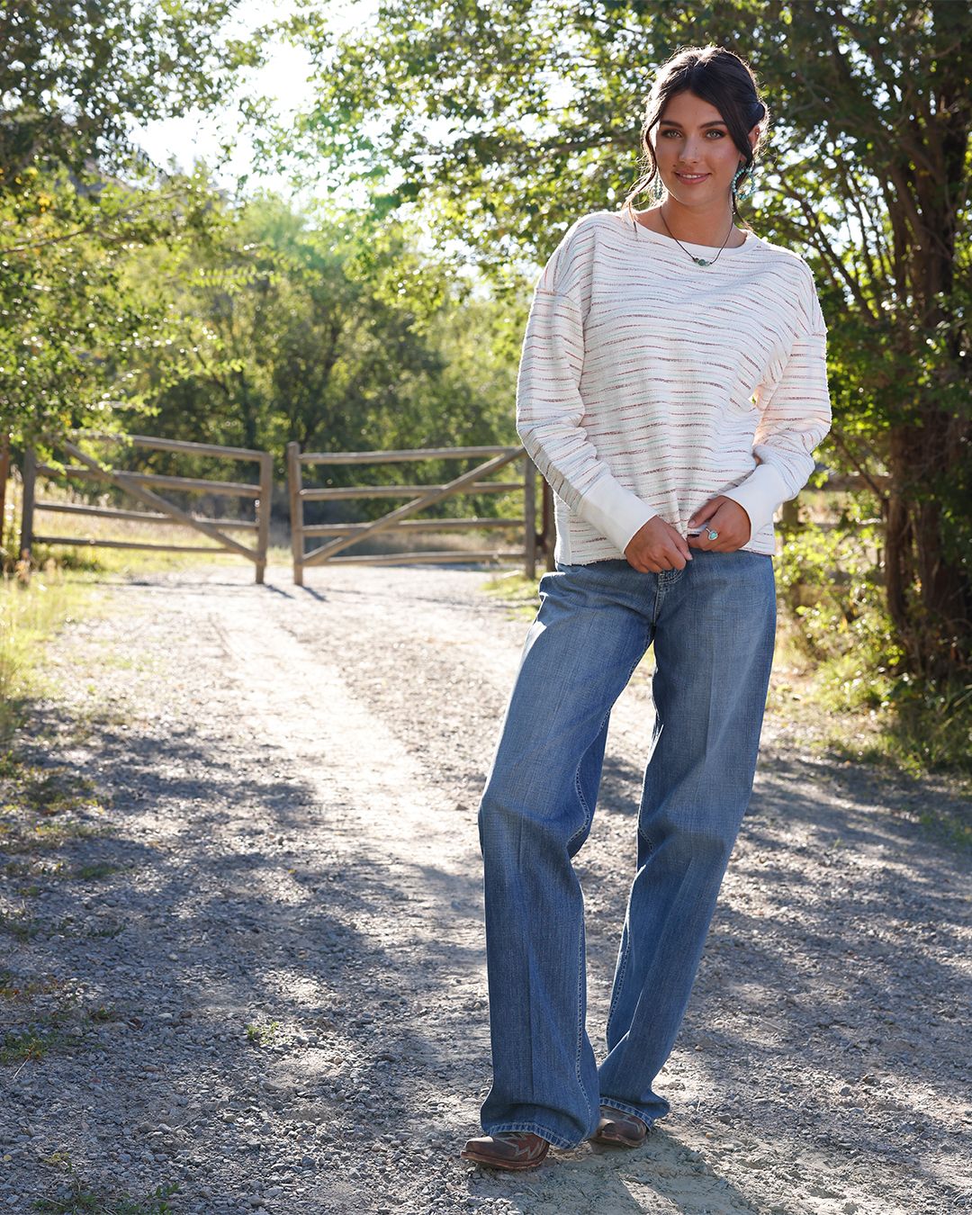 CTK7546001 WOMEN'S CRUEL GIRL CREAM PULLOVER
