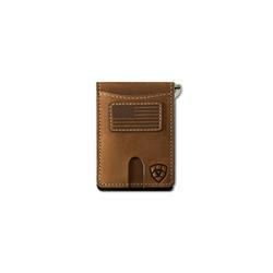 A3566144 ARIAT MONEY CLIP W/ LOGO PATCH