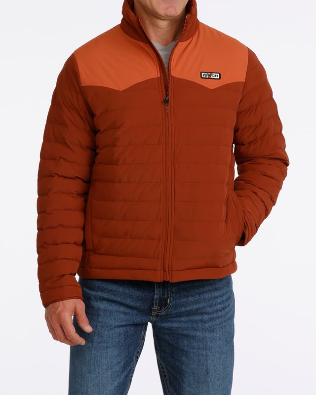 MWJ1954003 MEN'S CINCH RED QUILTED JACKET