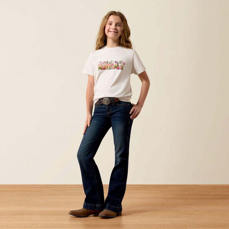 10080820 GIRL'S ARIAT JANESSA TROUSER JEANS