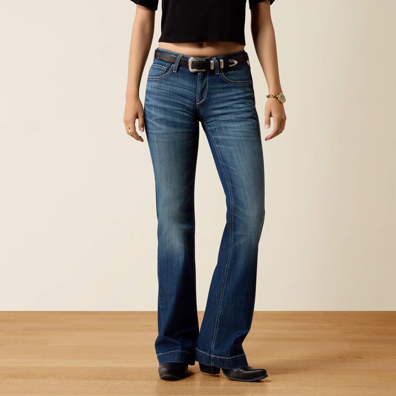 10080810 WOMEN'S ARIAT PERFECT RISE DIVINA SLIM TROUSER JEANS