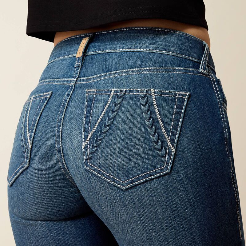 10080810 WOMEN'S ARIAT PERFECT RISE DIVINA SLIM TROUSER JEANS