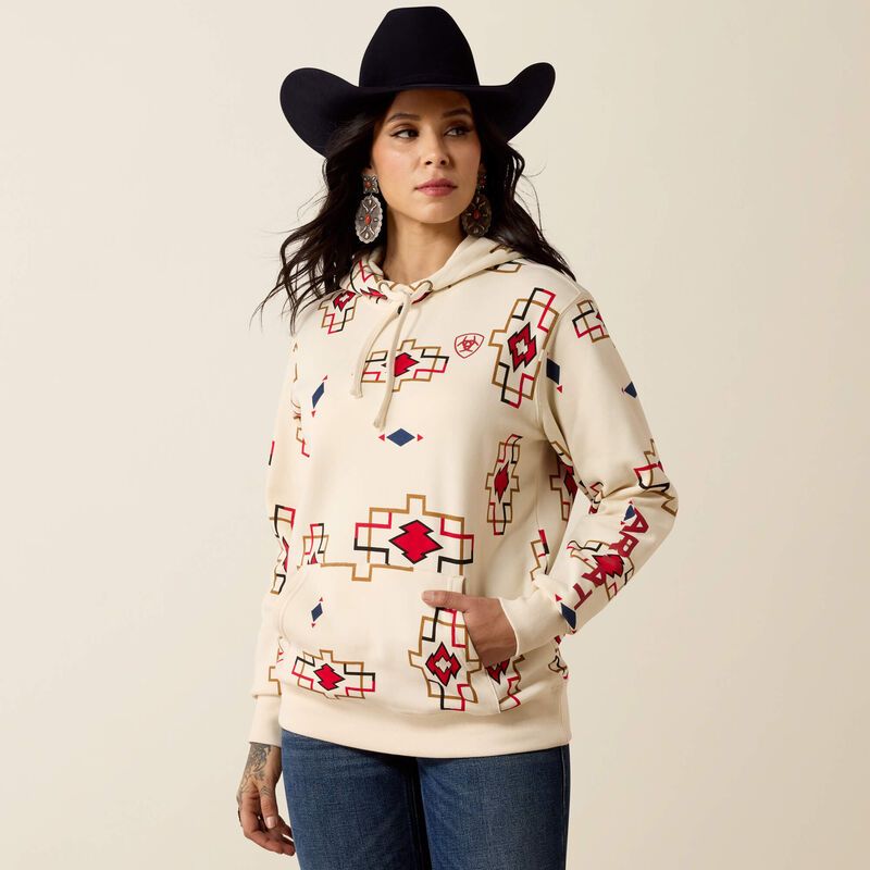 10080592 WOMEN'S ARIAT LOGO 2.0 PRINTED HOODIE
