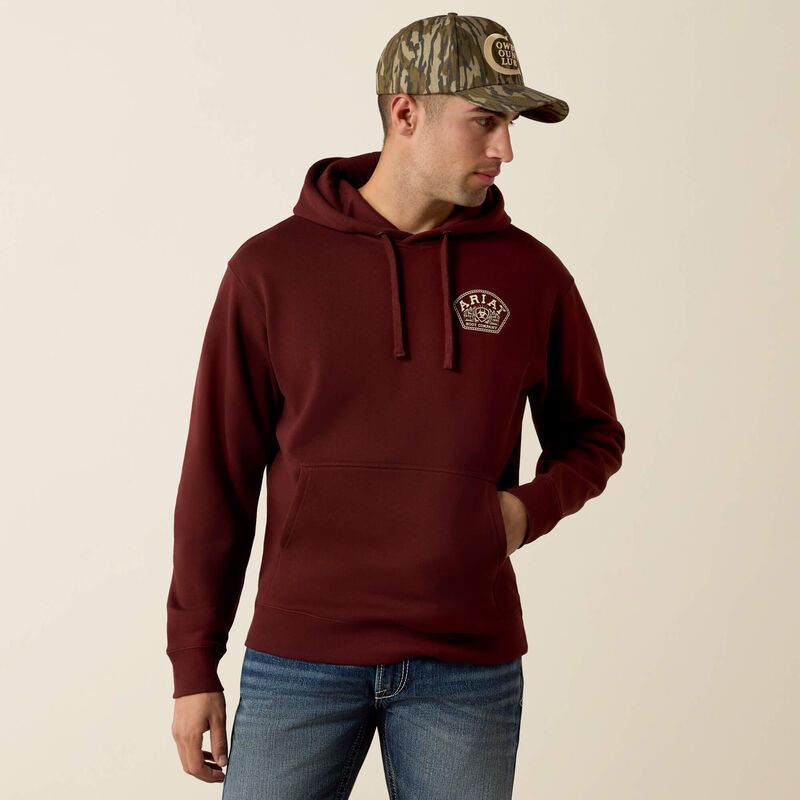 10080695 MEN'S ARIAT TOPED OUT DESERT BADGE HOODIE