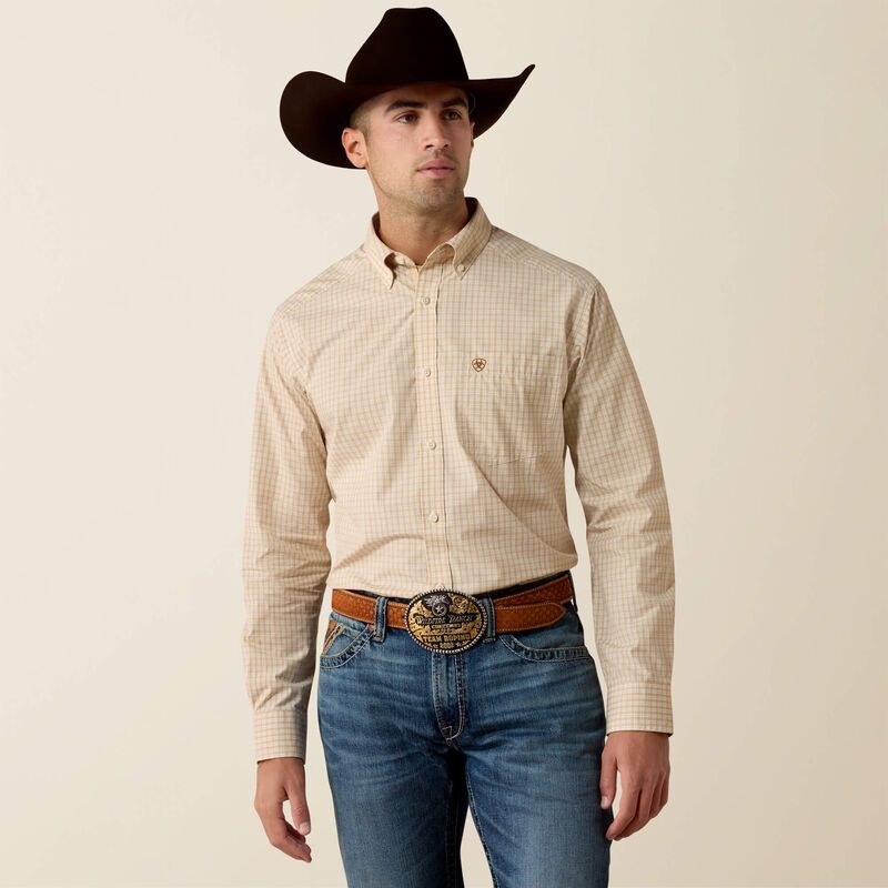 10080505 MEN'S ARIAT PRO DARIUS LONG-SLEEVE WESTN SHIRT