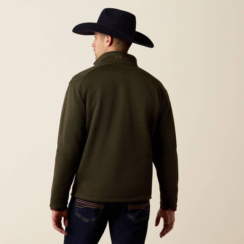 10079650 MEN'S ARIAT CALDWELL 1/4 ZIP SWEATER
