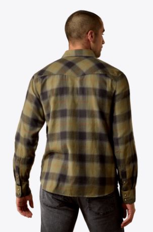10080705 MEN'S ARIAT RETRO HAHN FITTED LONG-SLEEVE WESTN SHIRT