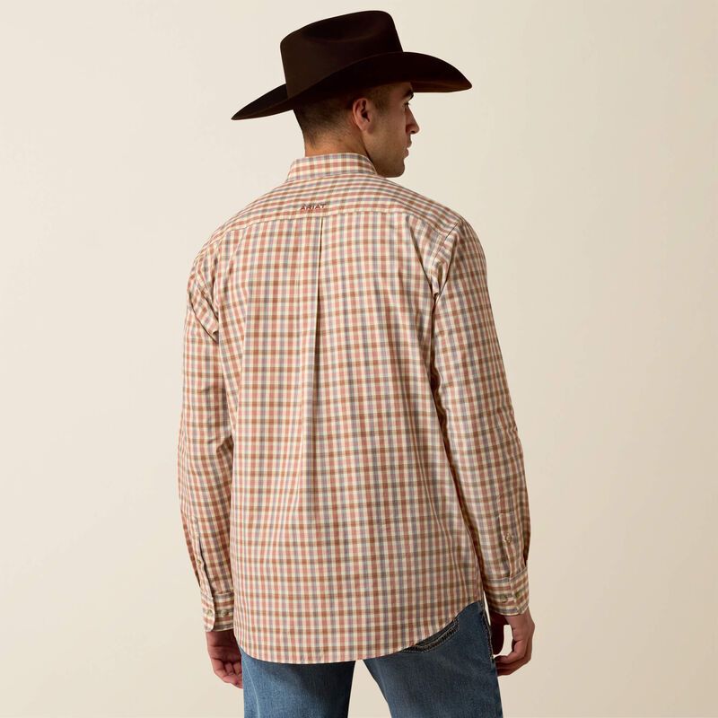 10080629 MEN'S ARIAT PRO SERIES DAVE CLASSIC FIT LONG-SLEEVE WESTERN SHIRT
