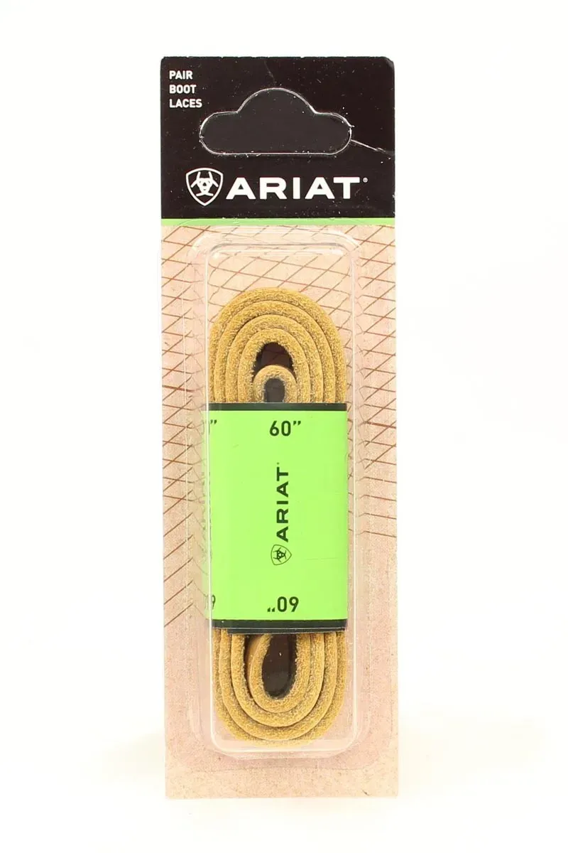 2302208 ARIAT BROWN LEATHER LACES