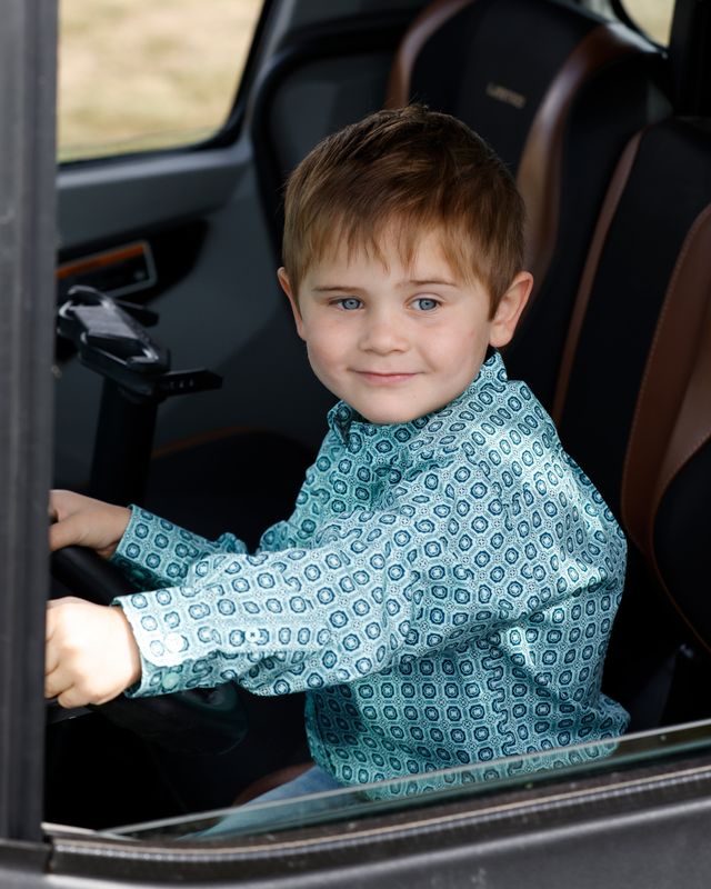 MTW7062431 INFANT BOY'S CINCH LONG-SLEEVE BUTTON-DOWN WESTERN SHIRT