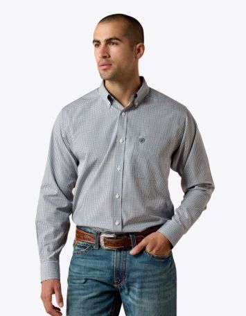 10080637 MEN'S ARIAT WRINKLE FREE SAMPSON CLASSIC FIT SHIRT