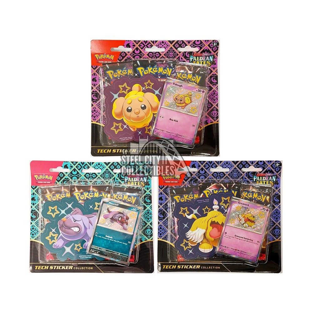 Paldean Fates - 3 pack blister plus stickers