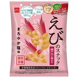 Oyatsu Company – Snack aux crevettes “Shozai Ichiba” saveur sel doux 61 g