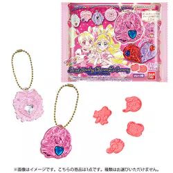 バンダイキャンディ プリキュアオールスターズシークレットジュエリーチャーム2＆グミ（1個） [コレクション食玩]