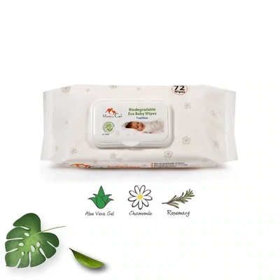 Biologisch afbreekbare Eco babydoekjes