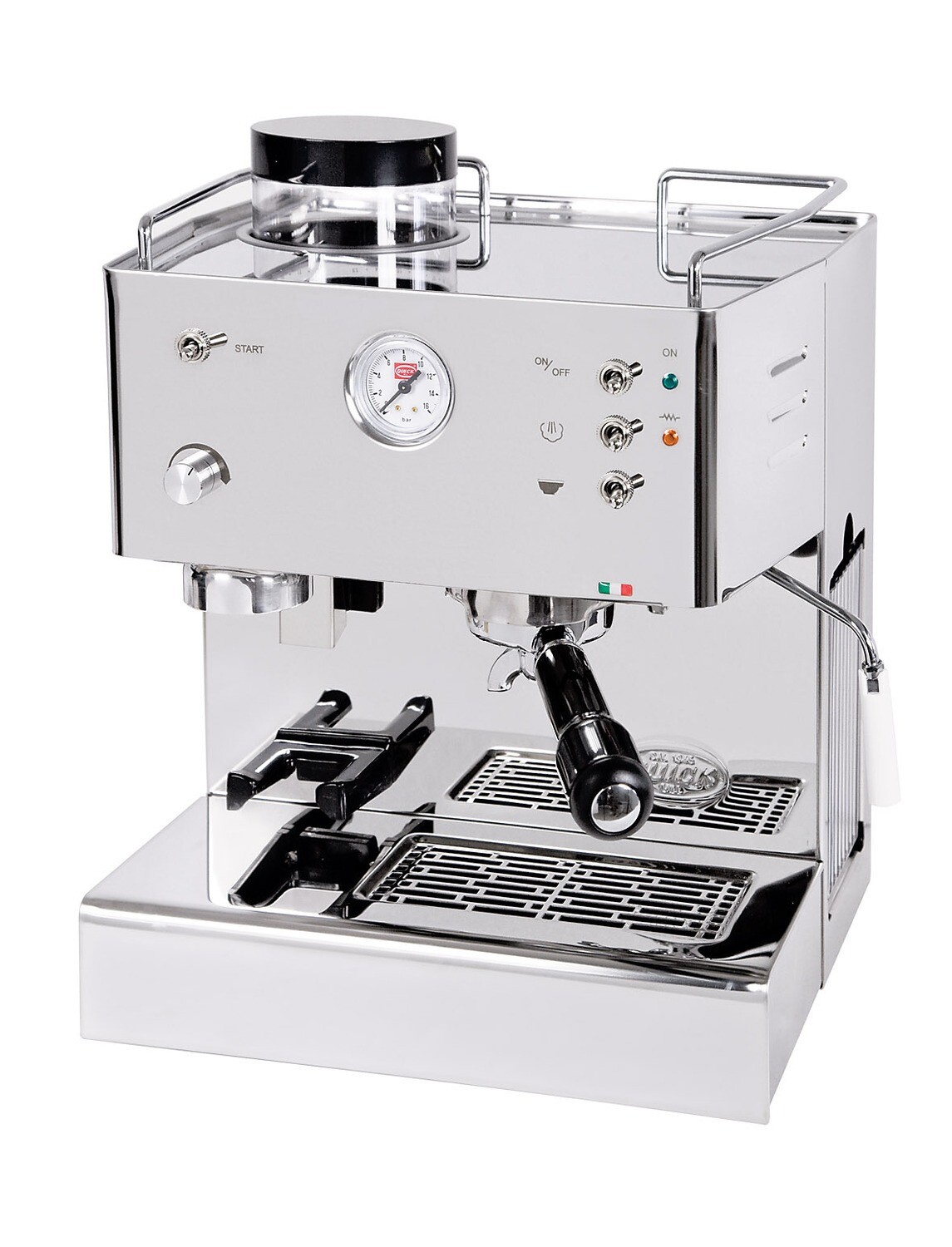 Quick Mill 3035 met geïntegreerde koffiemolen