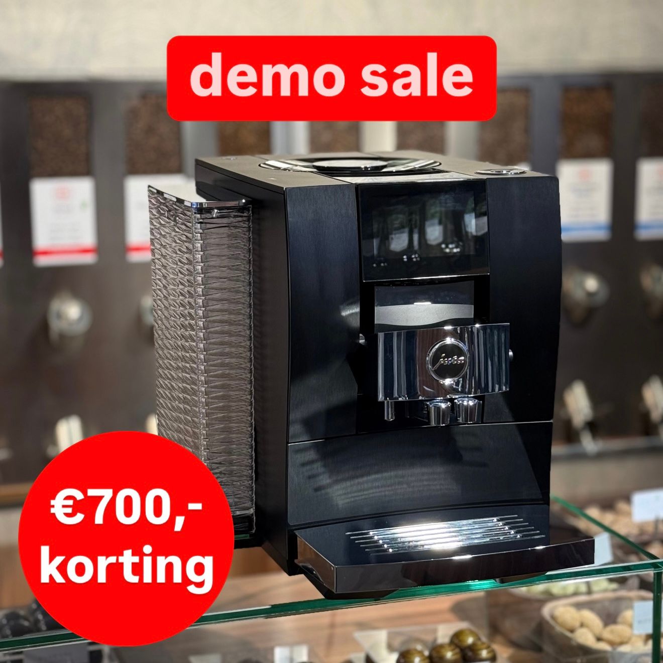 Jura Z10 Aluminium Black (EB) DEMO KORTING, 25 maanden garantie