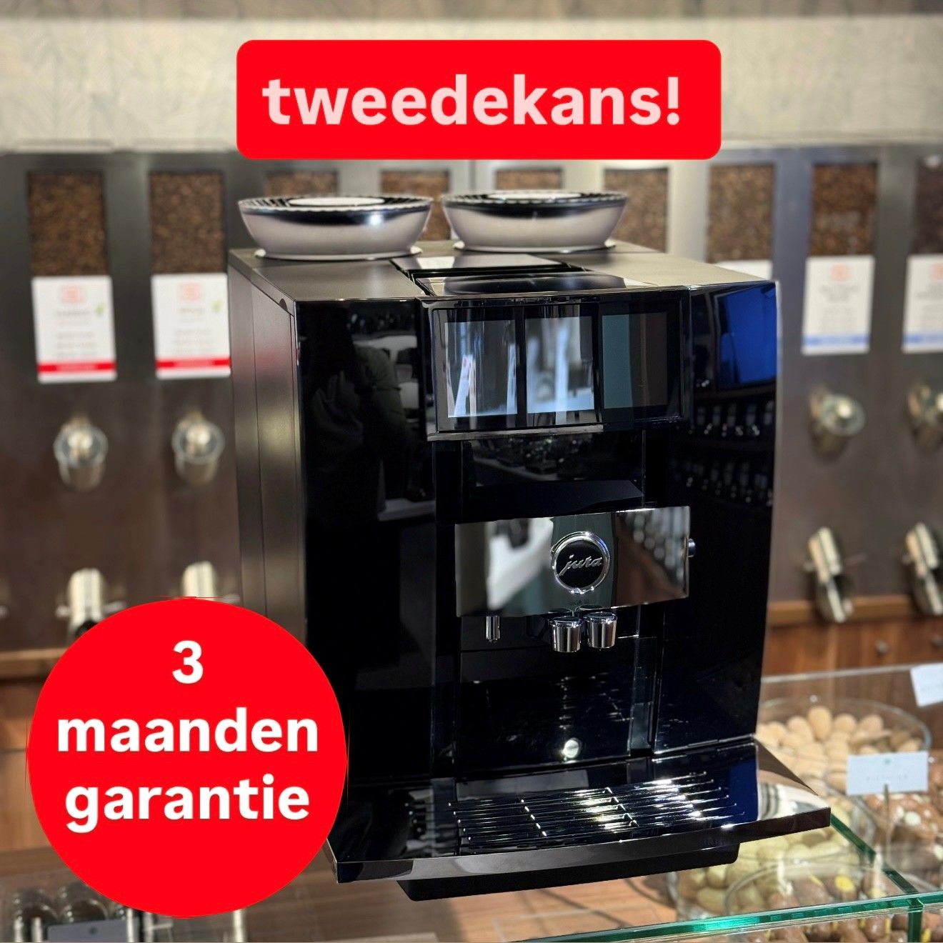 Jura GIGA 10 Black (EA) TWEEDEKANS , 3 maanden garantie