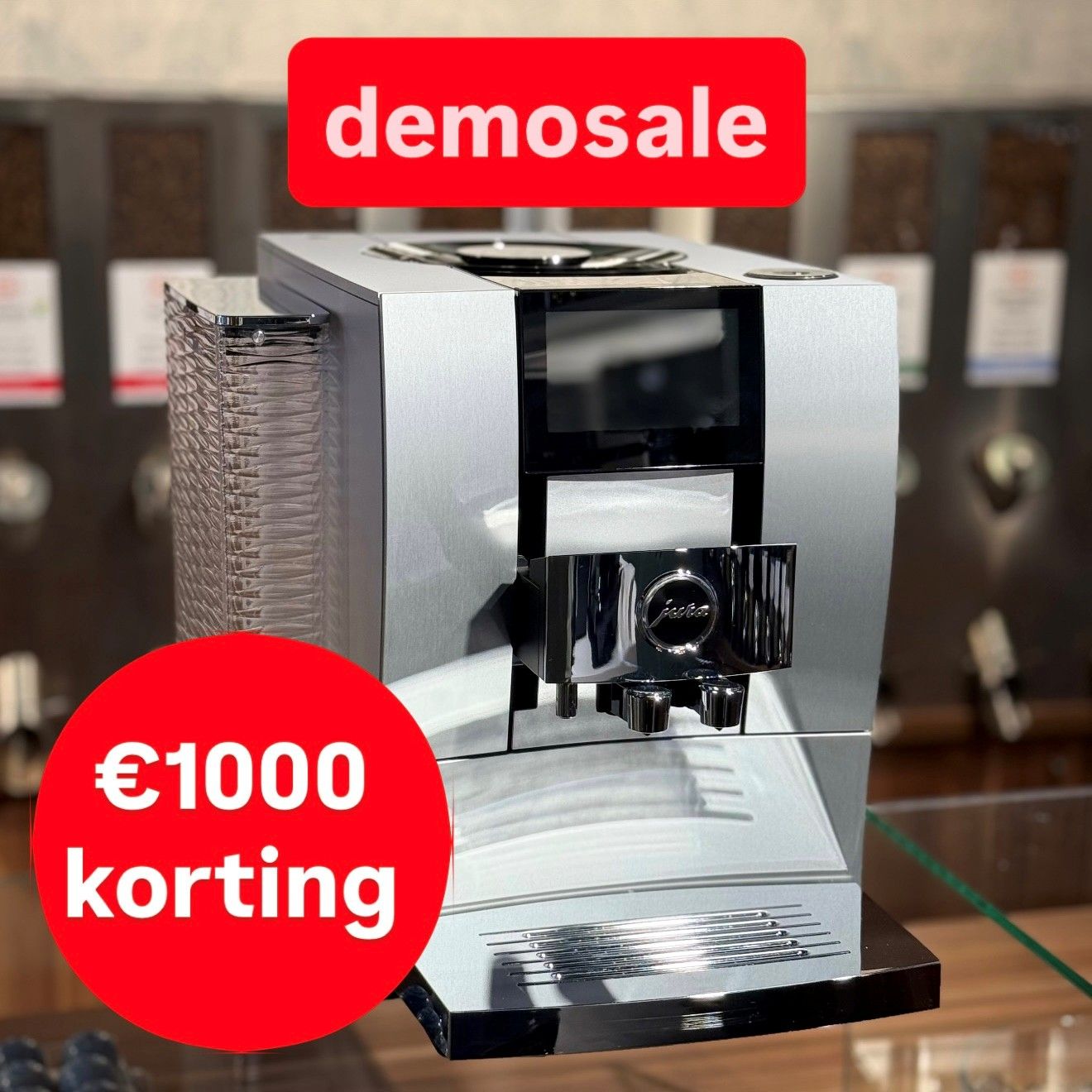 Jura Z10 Aluminium White (EA) DEMO KORTING, 12 maanden garantie