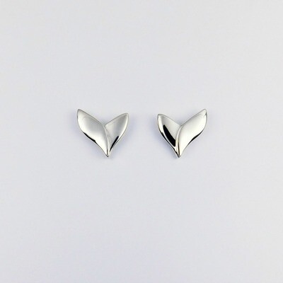 Silken Mini Leaf Earrings
