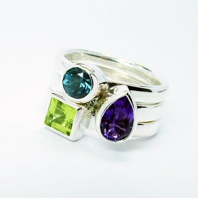 Stacking Rings - Tropical Palm