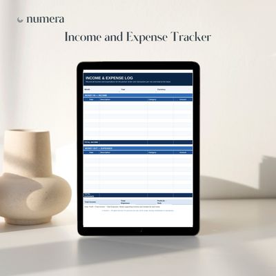 Printable PDF - Income &amp; Expense Tracker
