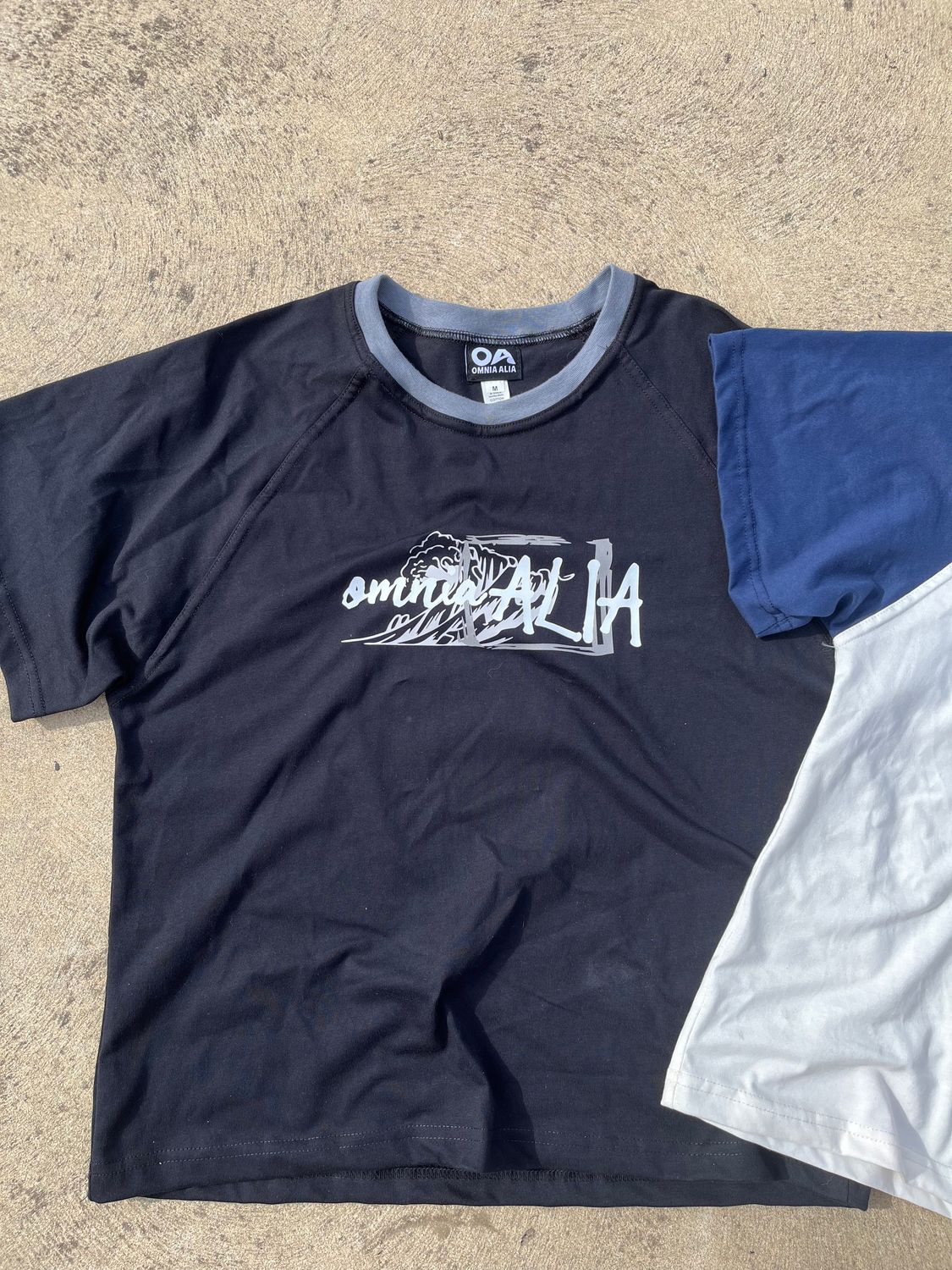 Omnia Alia Raglan Tee - Black