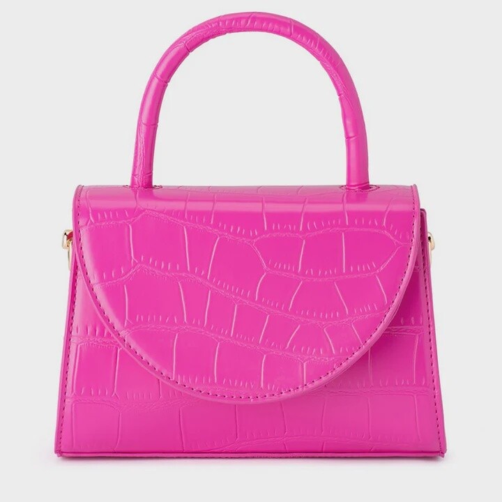 NADIA TOP HANDLE BAG - FUCHSIA - OLGA BERG