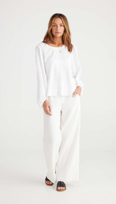 DOROTHY TOP - WHITE - BRAVE &amp; TRUE
