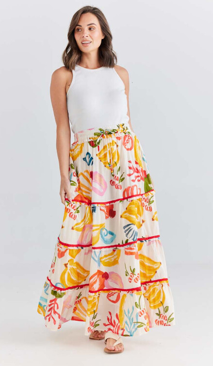 LOLA MAXI SKIRT - TROPICANA - HOLIDAY