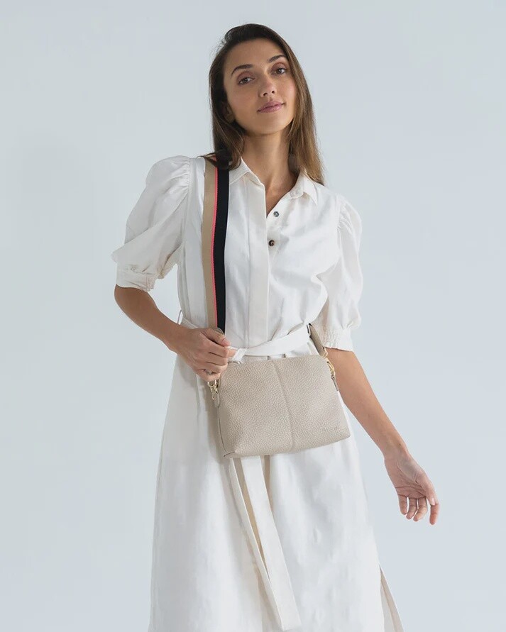 BURBANK CROSSBODY - OYSTER -ELMS+KING