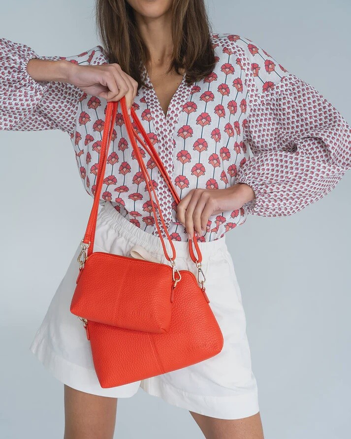 BURBANK CROSSBODY - RED - ELMS+KING