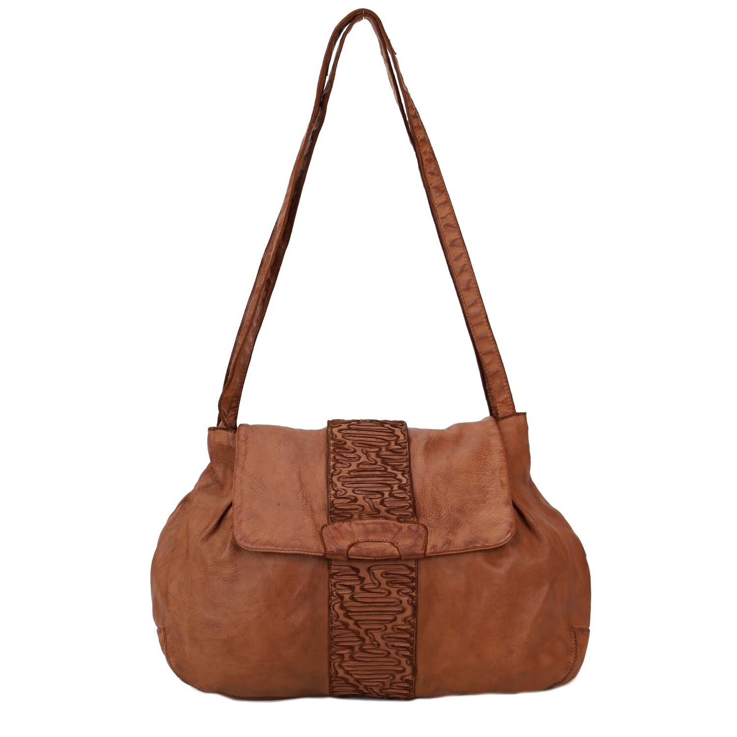 MICAH SHOULDER BAG - TAUPE - KOMPANERO
