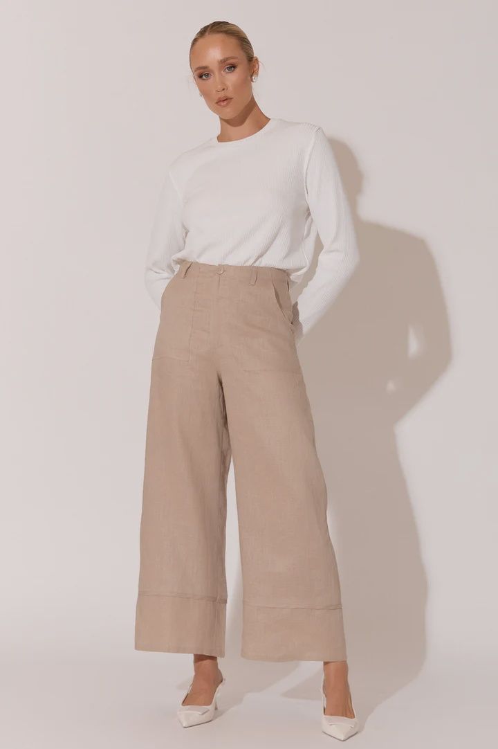 GABRIELLA PANT -ECRU