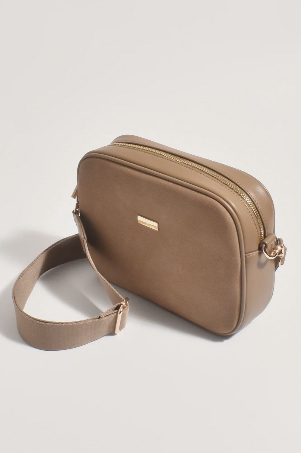 PALOMA SUEDE CAMERA BAG - MOCHA