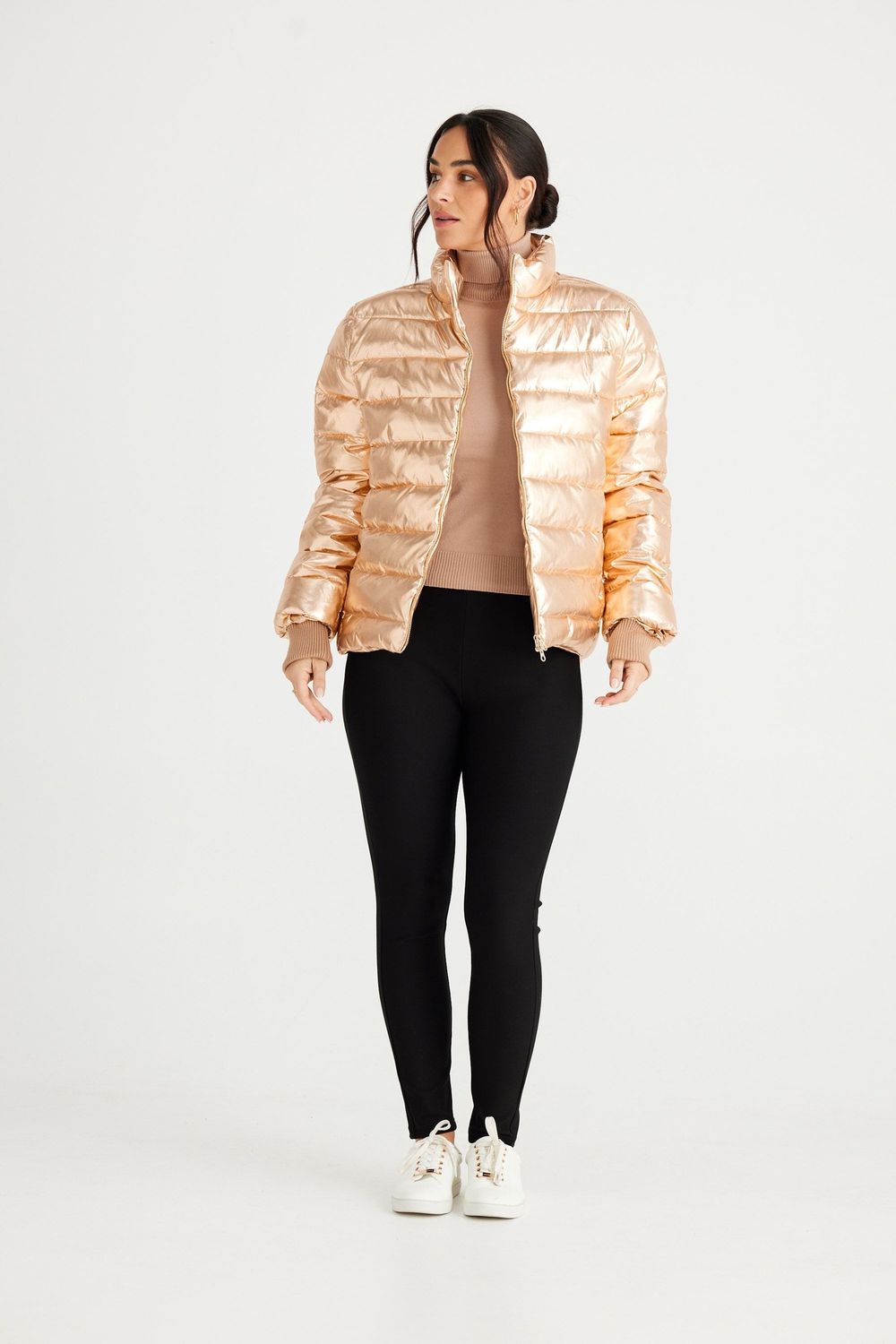 SILLIAN PUFFER - GOLD