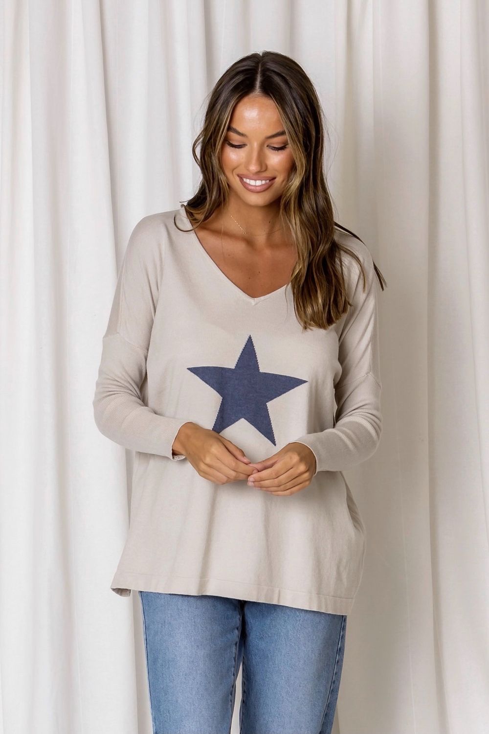 RUBY STAR KNIT GREY LLTLABEL