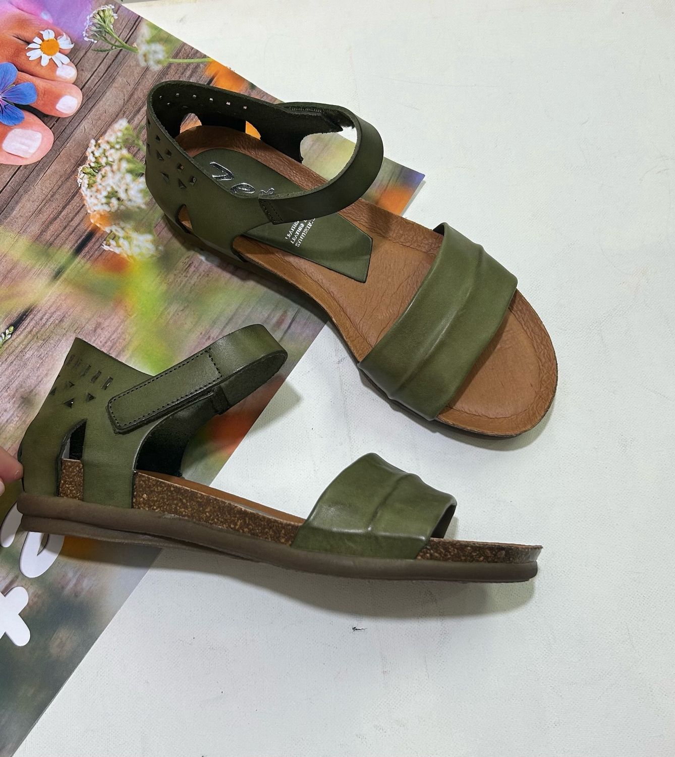 REECE LEATHER SANDALS - BOTELLA