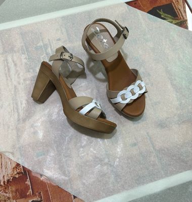 FOXIE  LEATHER SANDALS - TAN