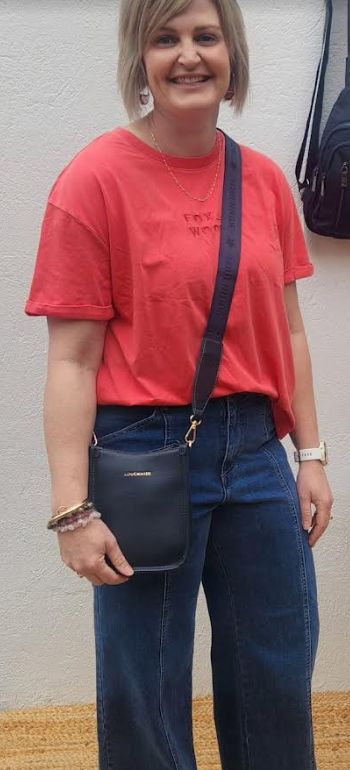 HUNTLEIGH OVERSIZED TEE - RED