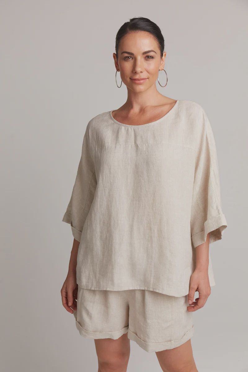 STUDIO RELAXED TOP - TUSK