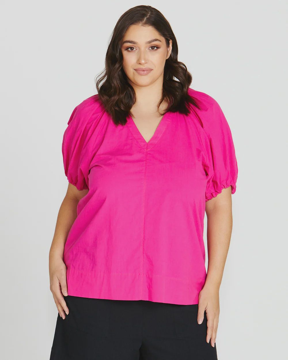 JULIET BLOUSE - MIAMI PINK