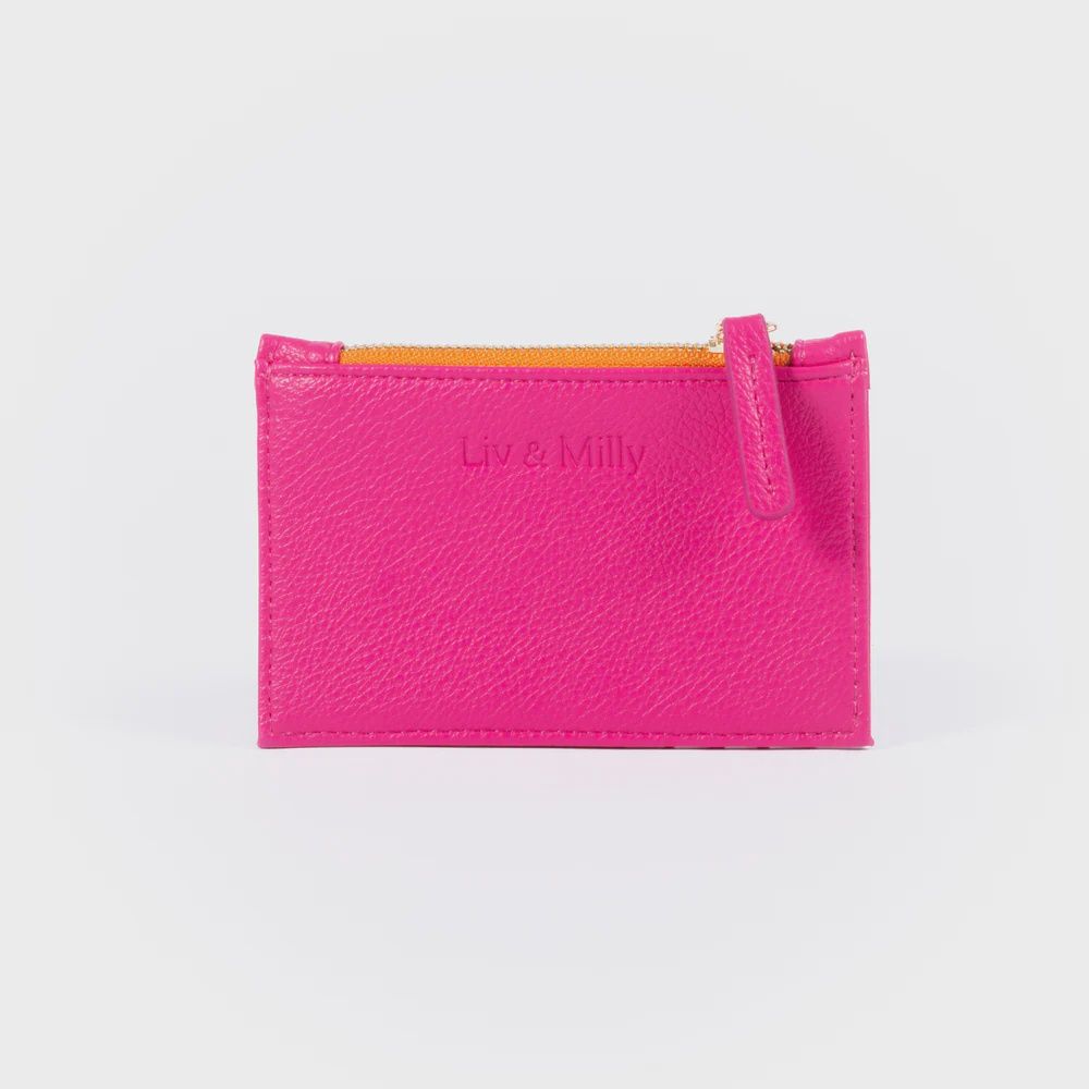 CARD WALLET - HOT PINK