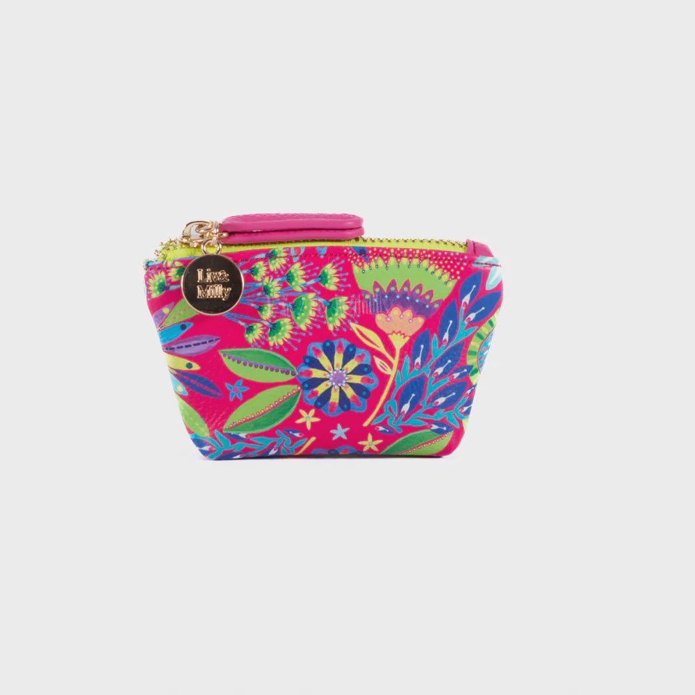 COIN PURSE - PU HOT PINK
