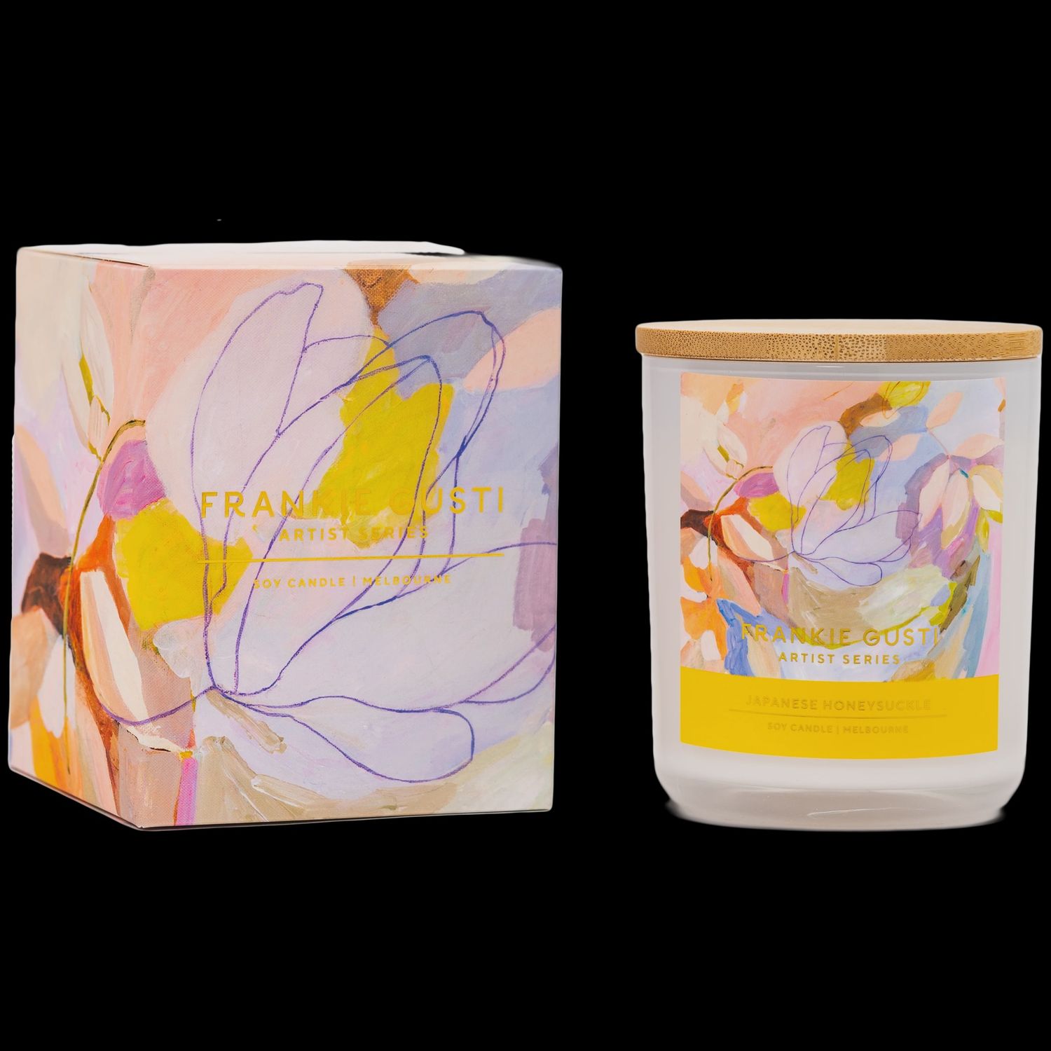 ARTIST SERIES CANDLE - JAPANESE HONEYSUCKLE JADE FISHER