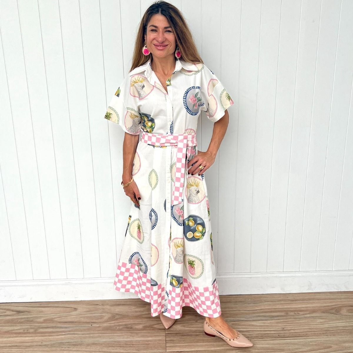 WILLOW MAXI DRESS - AUSSIE PRINT